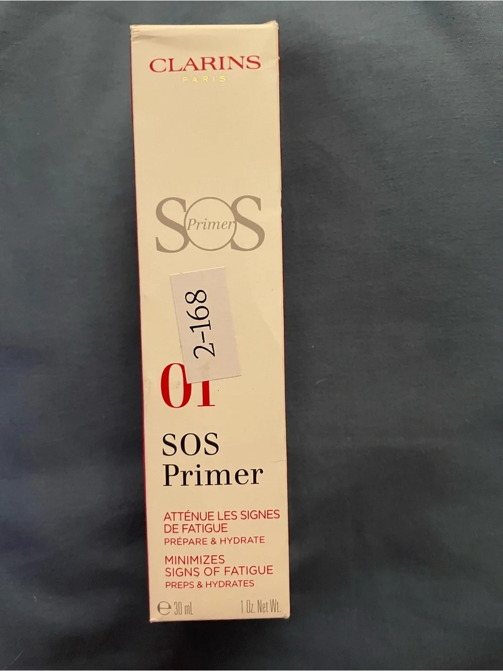 Clarins SOS Primer 01 Pink and White Tube